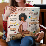 You Are Beautiful Victorious - Personalized Pillow (Insert Included)