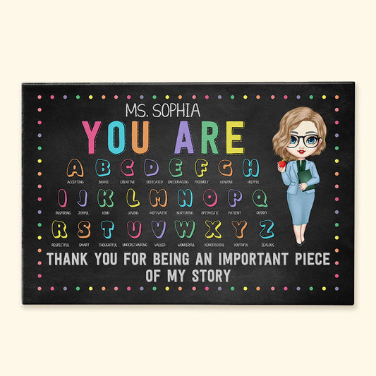 You Are Helpful - Personalized Wrapped Canvas