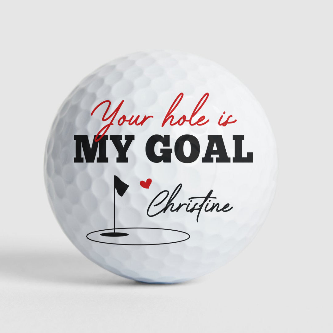 You Are My Hole In One Best Husband Boyfriend By Par Golfer - Personalized Photo Golf Ball