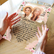 You Are My Person My Listening Ear - Personalized Acrylic Photo Plaque