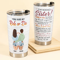 You Are My Person - Personalized Tumbler Cup - Gift For Sisters - Hoodies Girl Heart