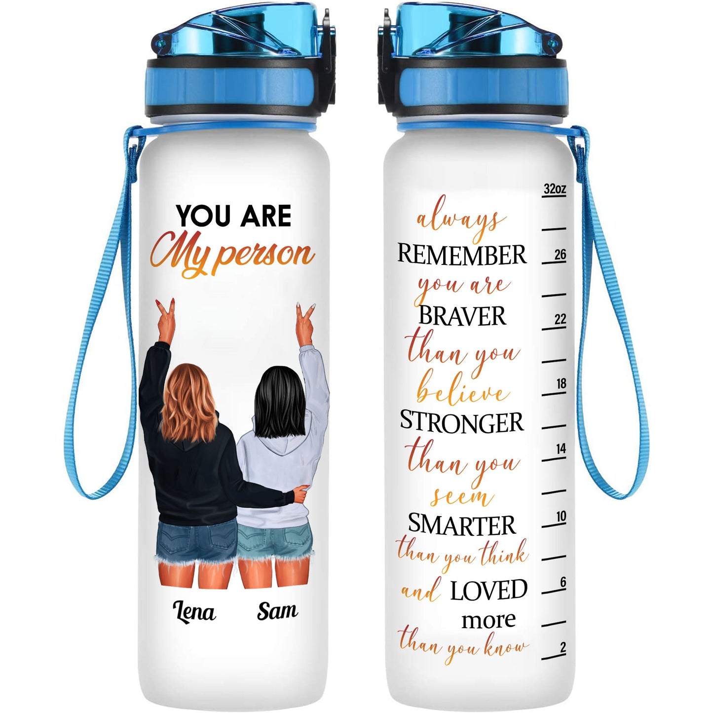 I Am Always Doing My Best - Personalized Kids Water Bottle With Straw –  Macorner