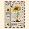 You Are Our Sunshine - Personalized Blanket
