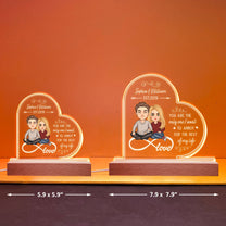 You Are The Only One I Want To Annoy For The Rest Of My Life - Personalized 3D LED Light Wooden Base - Birthday, Loving, Valentine Gift For Husband, Wife, Life Partner, Lover