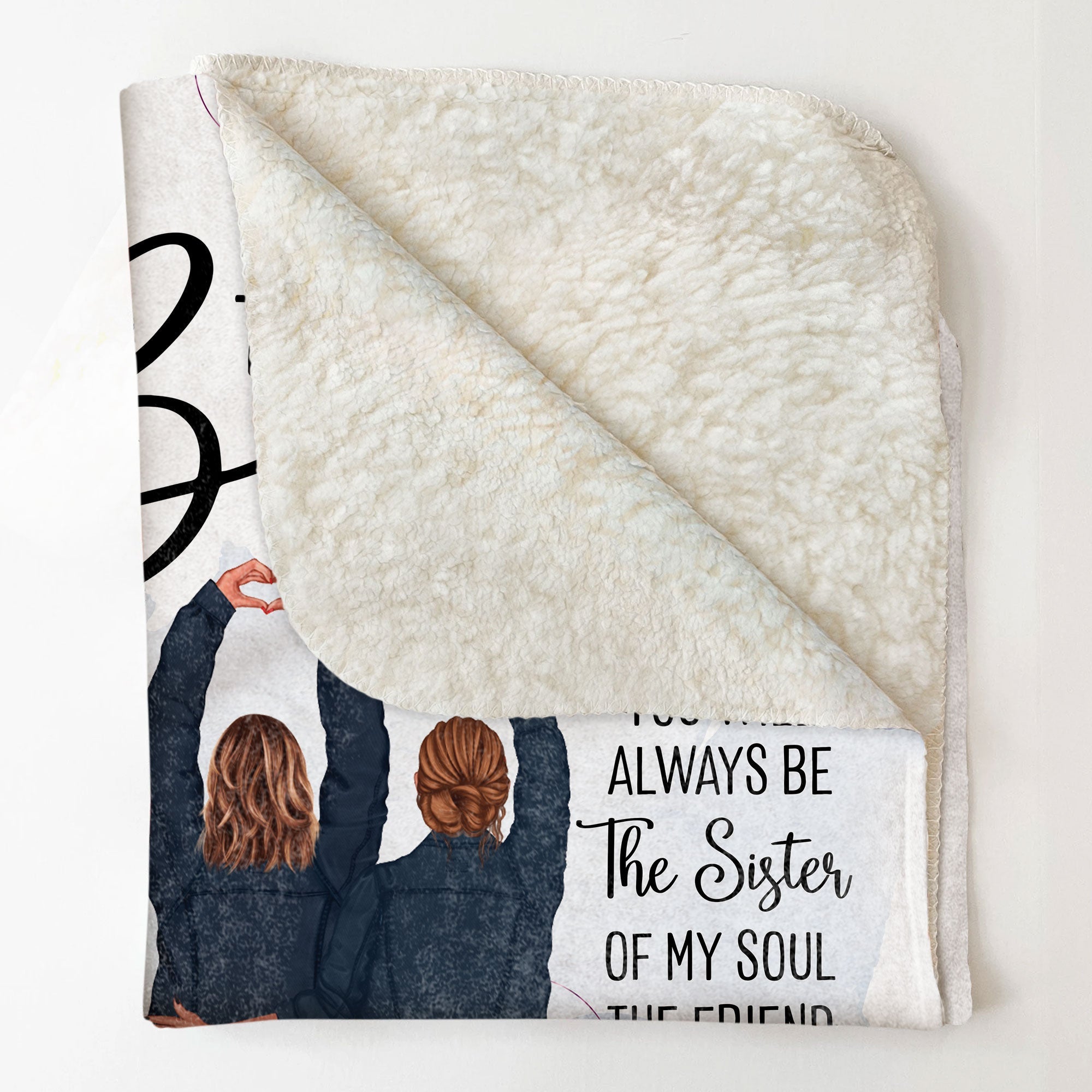 You Are The Sister I Got Choose - Personalized Friend Blanket