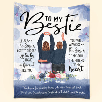 You Are The Sister I Got Choose - Personalized Blanket