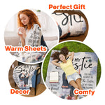 You Are The Sister I Got Choose - Personalized Blanket - Birthday, Friendship DayGift For Her, Besties, Friends,Bff