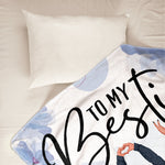 You Are The Sister I Got Choose - Personalized Blanket - Birthday, Friendship DayGift For Her, Besties, Friends,Bff
