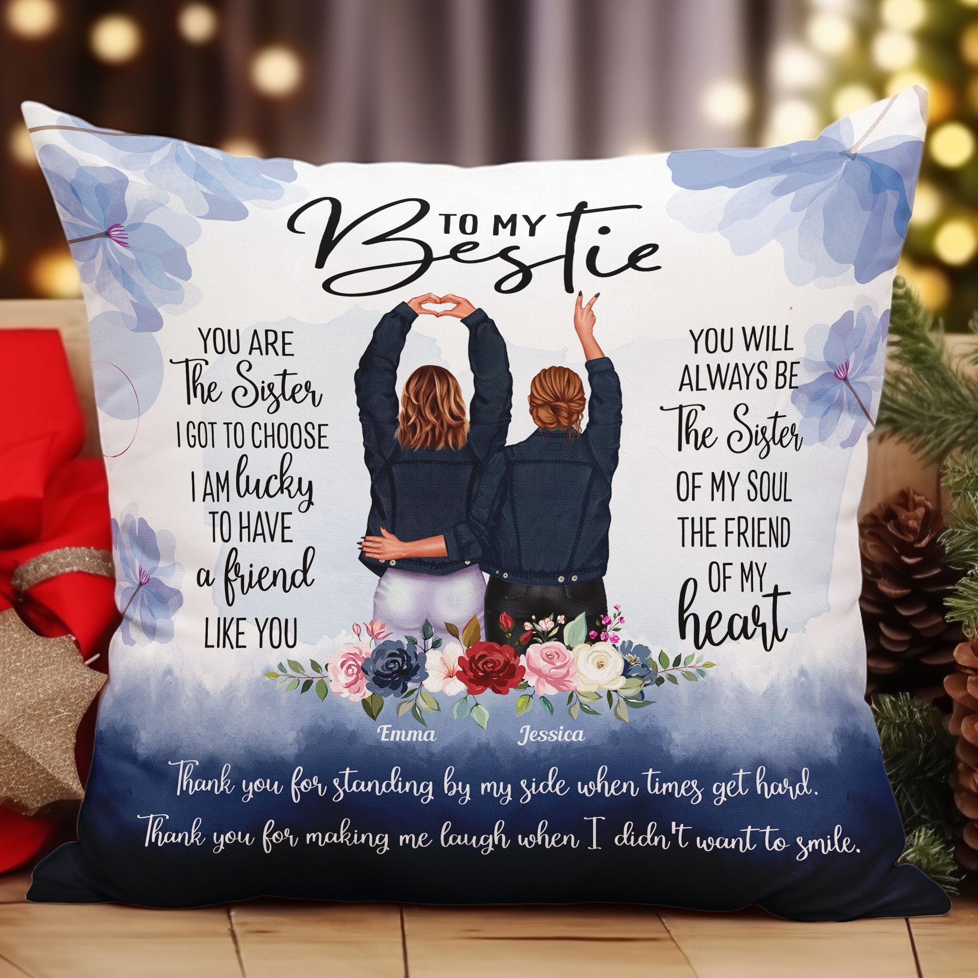 You Are The Sister I Got Choose - Personalized Pillow (Insert Included)