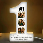 You Are The World - Personalized Photo Light Box