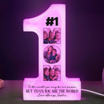 You Are The World - Personalized Photo Light Box