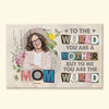 You Are The World To Me - Personalized Photo Poster/Wrapped Canvas