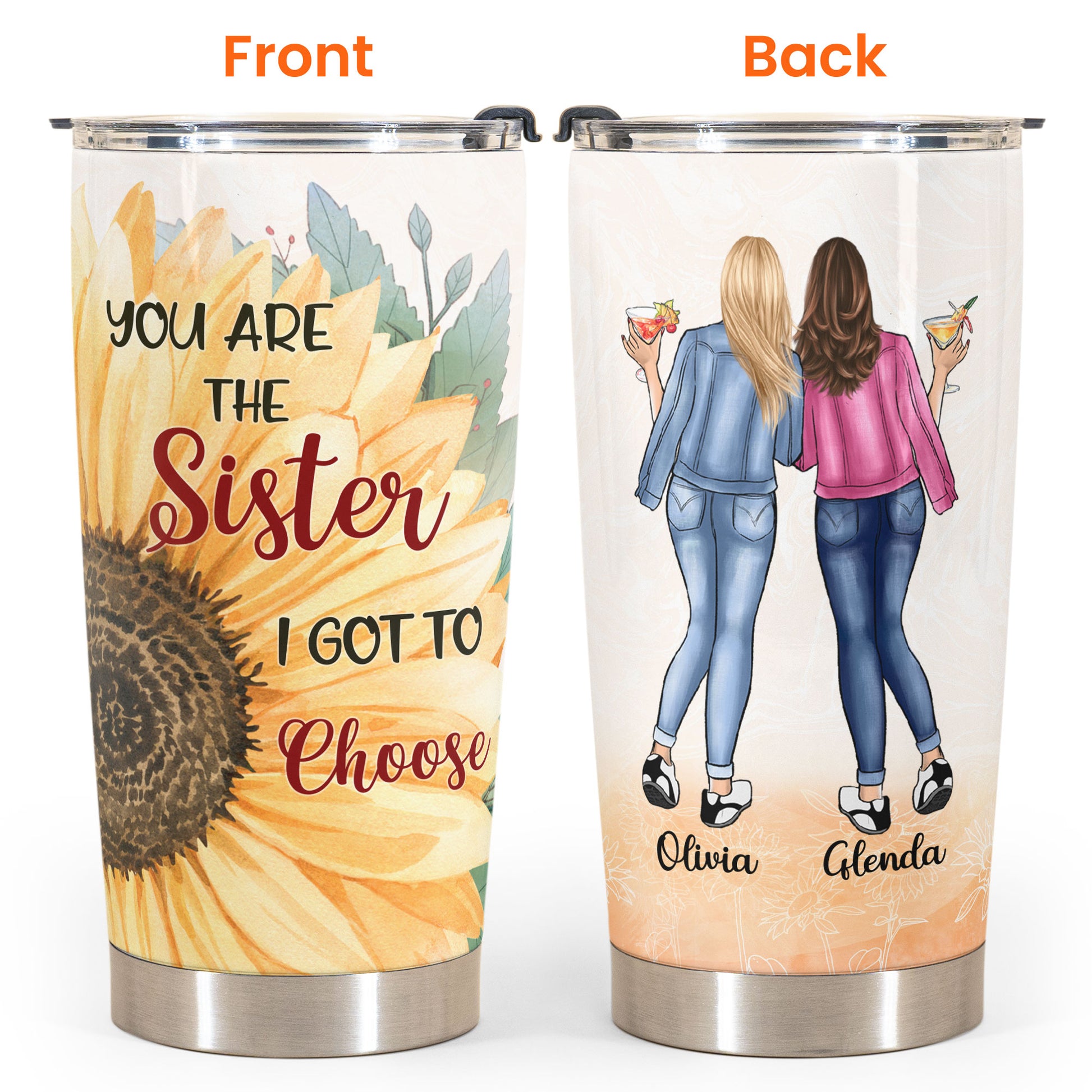 Personalized Big Sister Tumbler for Girls — 28 Collective