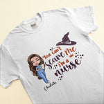 You Can't Scare Me I'm A Nurse - Personalized Shirt - Halloween Gift For Doctor & Nurse - Cartoon Nurse