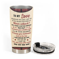 You Got Me & I Got Us - Personalized Tumbler Cup - Birthday, Loving, Christmas Gift For Basketball Players, Sons, Mom, Boyfriends, Girlfriends