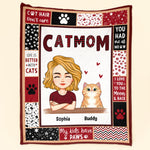 Cat Mom/ Cat Dad - Personalized Blanket