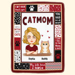 Cat Mom/ Cat Dad - Personalized Blanket
