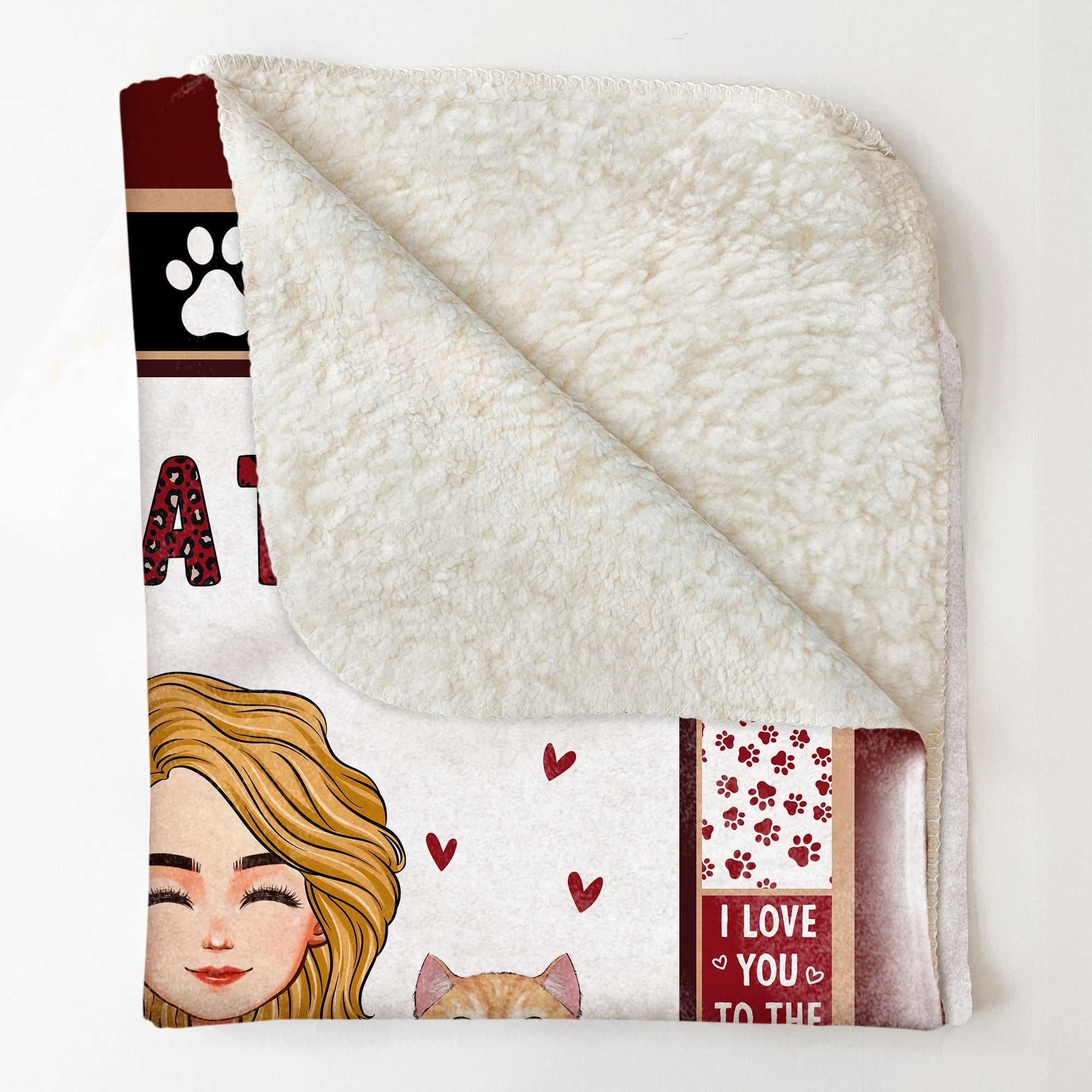 Cat Mom/ Cat Dad - Personalized Blanket