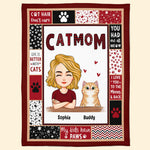 Cat Mom/ Cat Dad - Personalized Blanket