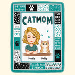 Cat Mom/ Cat Dad - Personalized Blanket