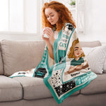 Cat Mom/ Cat Dad - Personalized Blanket