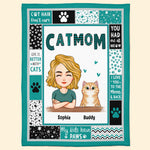 Cat Mom/ Cat Dad - Personalized Blanket