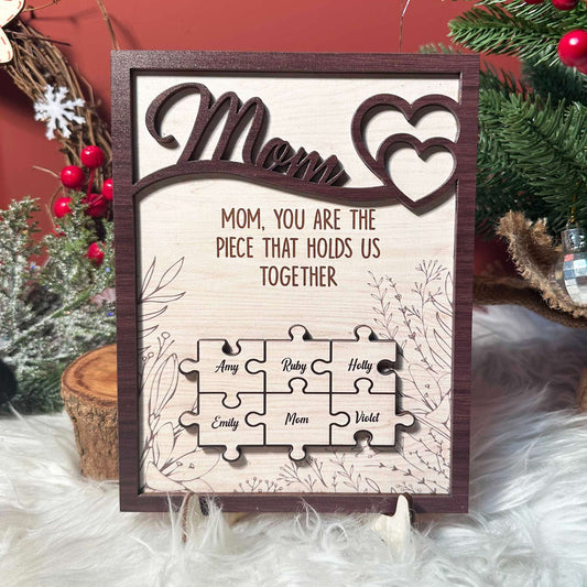 You Hold Us Together - Personalized Wooden Plaque
