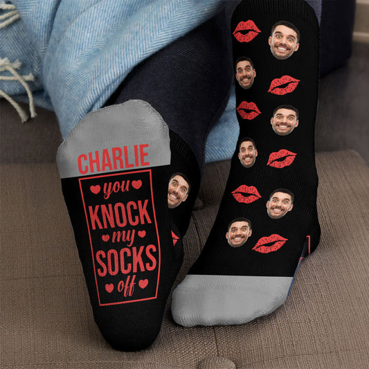You Knock My Socks Off - Personalized Crew Socks
