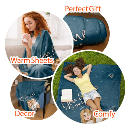 You Me And Fur Babies - Personalized Blanket