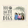 You Me And The Dogs - Personalized Rectangle Acrylic Plaque