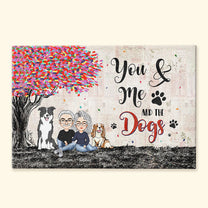 You Me And The Pets - Personalized Poster, Canvas - Birthday Christmas Gift For Husband And Wife, Pet Lovers