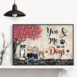 You Me And The Pets - Personalized Poster, Canvas - Birthday Christmas Gift For Husband And Wife, Pet Lovers