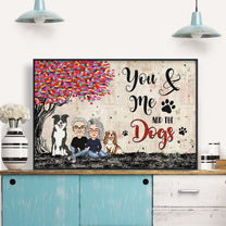 You Me And The Pets - Personalized Poster, Canvas - Birthday Christmas Gift For Husband And Wife, Pet Lovers