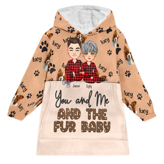 You Me Fur Babies - Personalized Oversized Blanket Hoodie