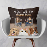 You Me Our Fur Babies - Personalized Pillow (Insert Included)