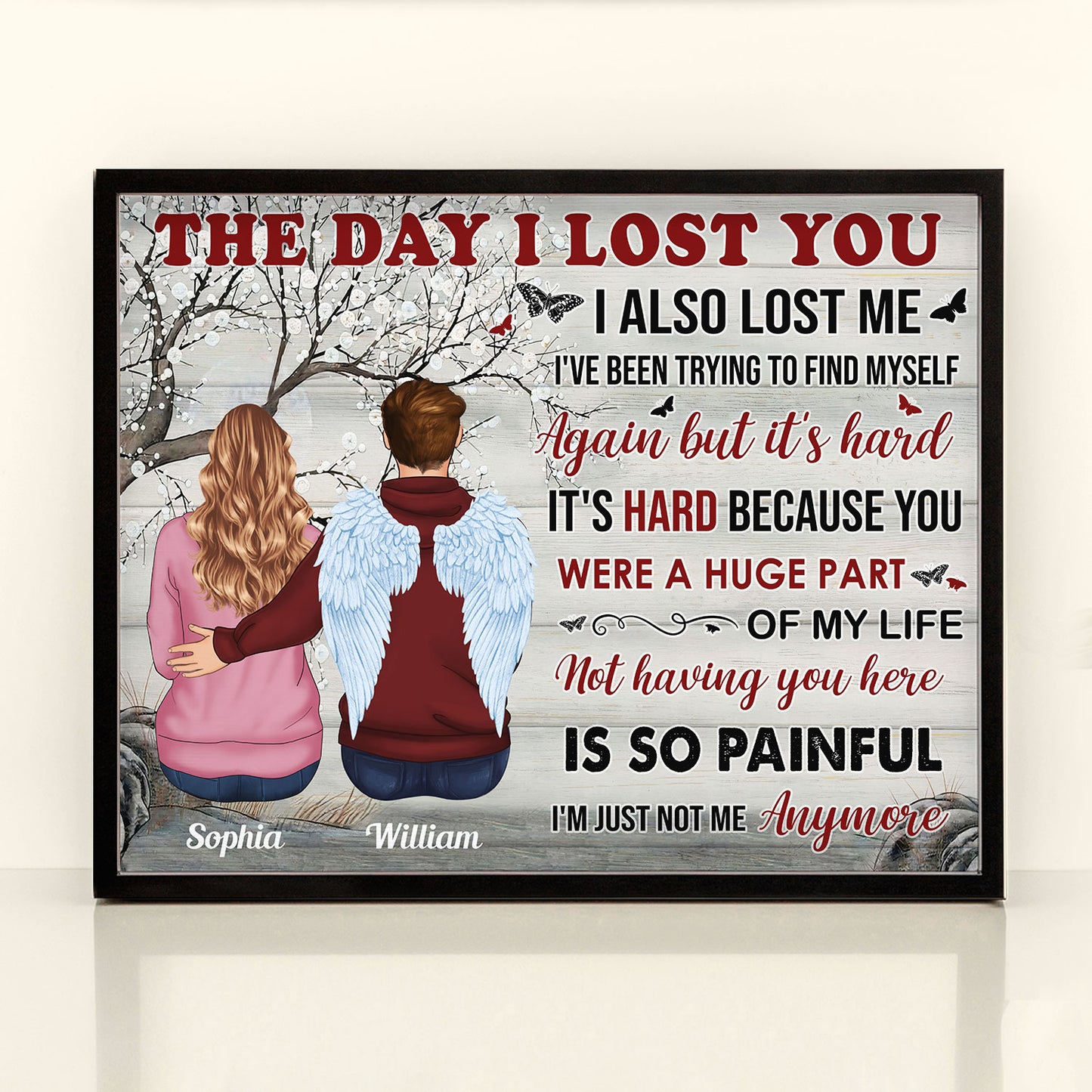You Were A Huge Part Of My Life - Personalized Poster - Memorial Gift For Widow, Widowes