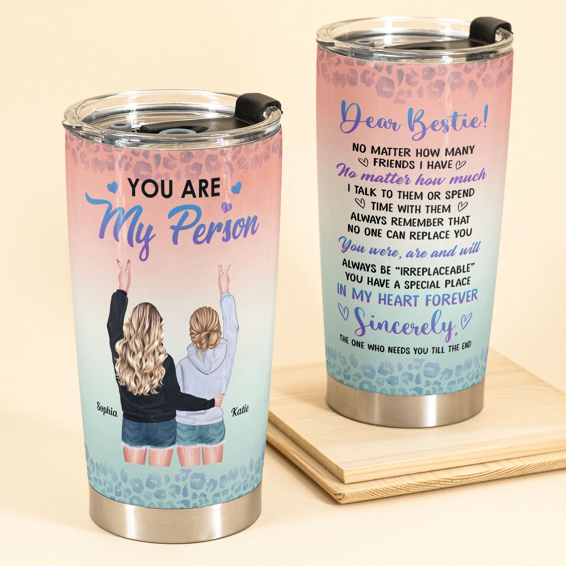 Friends Until We Die - Personalized Acrylic Tumbler With Straw – Macorner