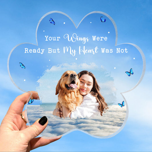 You Were My Favorite Hello And My Hardest Goodbye - Personalized Acrylic Photo Plaque
