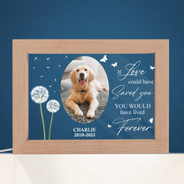 You Were My Favorite Hello And My Hardest Goodbye - Personalized Photo Frame Lamp