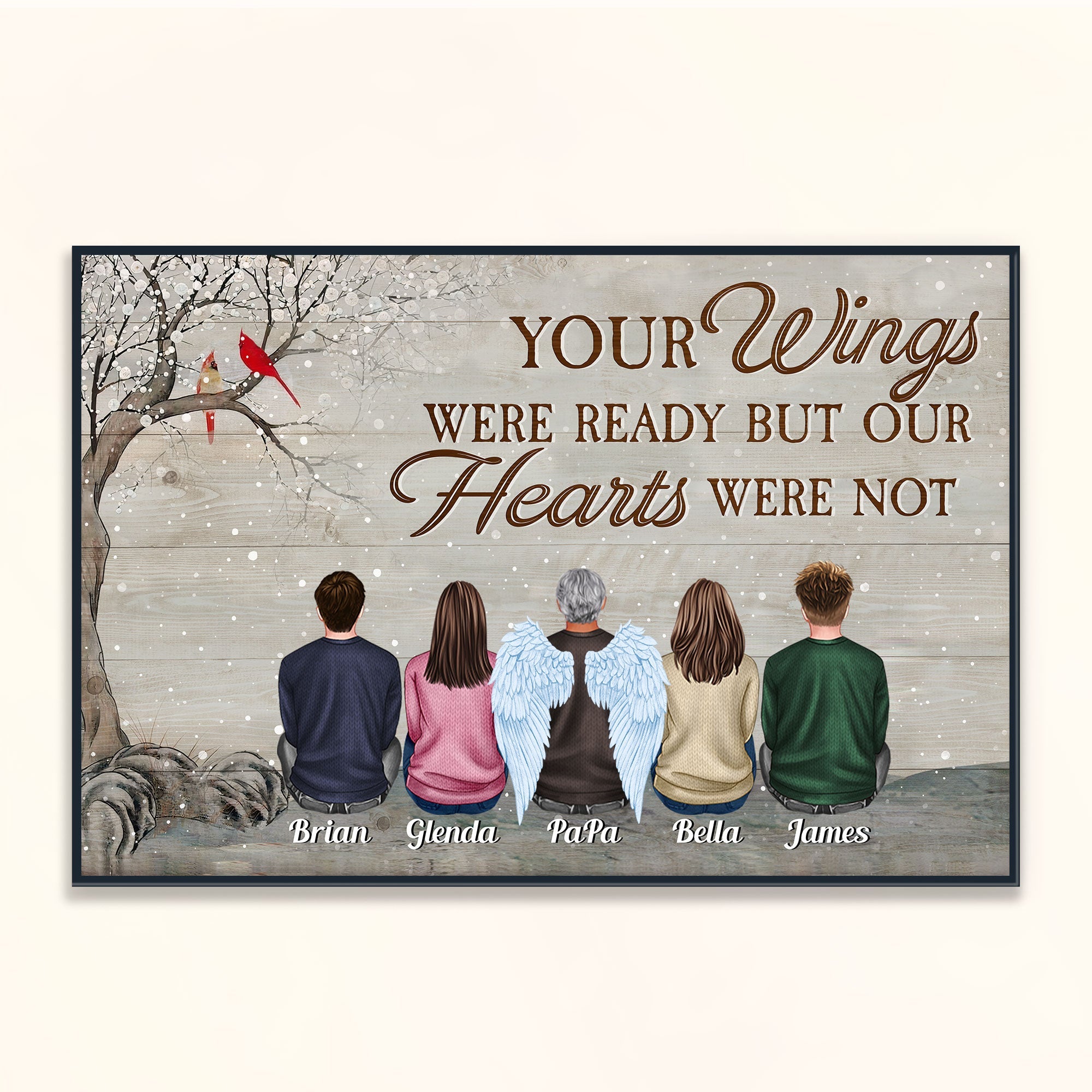 You Were One Of A Kind - Personalized Poster - Christmas Gift Memorial Poster For Family, Remembrance - Family Sitting