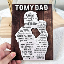 You Will Always Be My Hero - Personalized Wooden Plaque