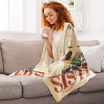 You Will Feel Our Love Within This Blanket - Personalized Blanket - Birthday Gift For Sisters, Besties, Heartwarming Gift, Fall Vibes
