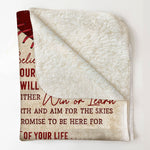 You Will Never Lose - Personalized Blanket - Birthday, Loving Gift For Baseball Players, Sons, Grandsons, Nephew, Boyfriends