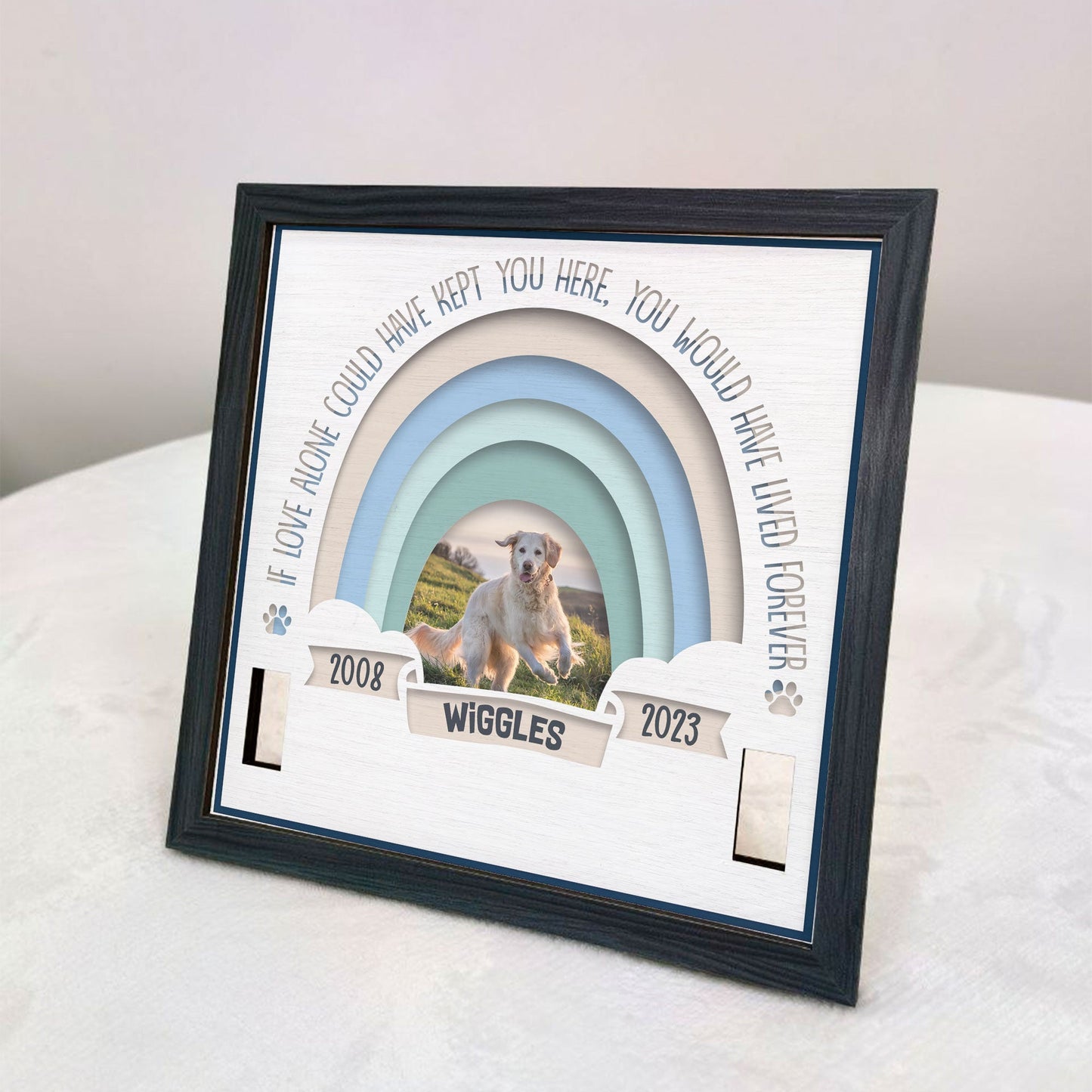 You Would Have Lived Forever - Personalized Photo Pet Loss Frame