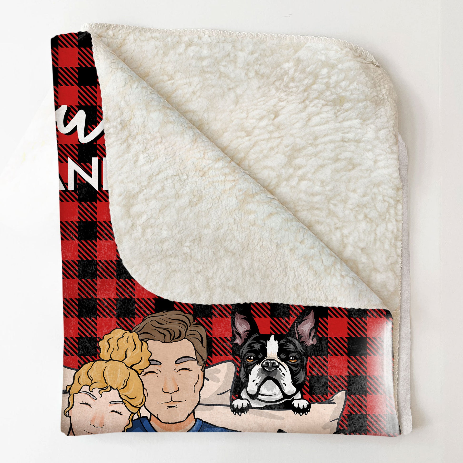 You & Me And Our Fur Babies - Personalized Blanket - Birthday, Anniversary, Loving Gift For Husband, Wife, Couples, Dog & Cat Lovers