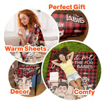 You & Me And The Dogs The Cats - Personalized Pet Blanket