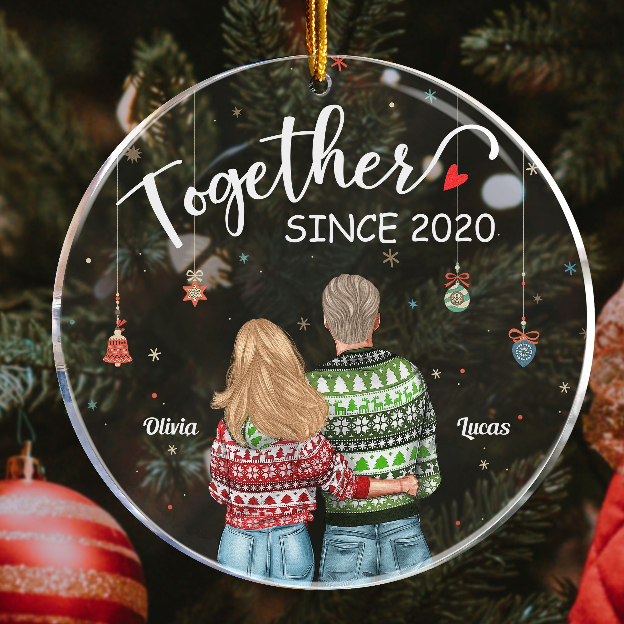 You & Me We Got This - Personalized Circle Acrylic Ornament