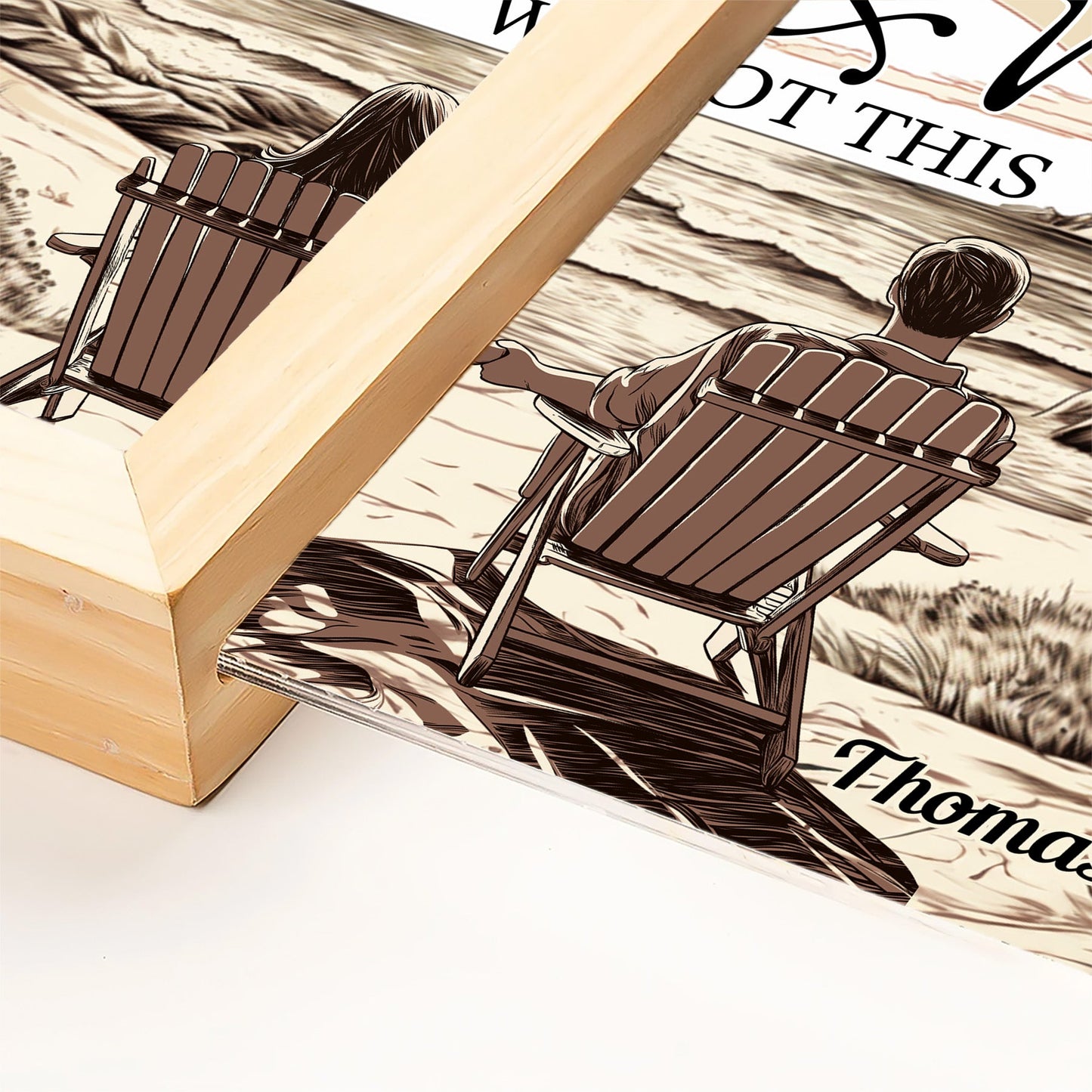 You & Me We Got This - Personalized Frame Lamp