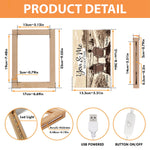 You & Me We Got This - Personalized Frame Lamp