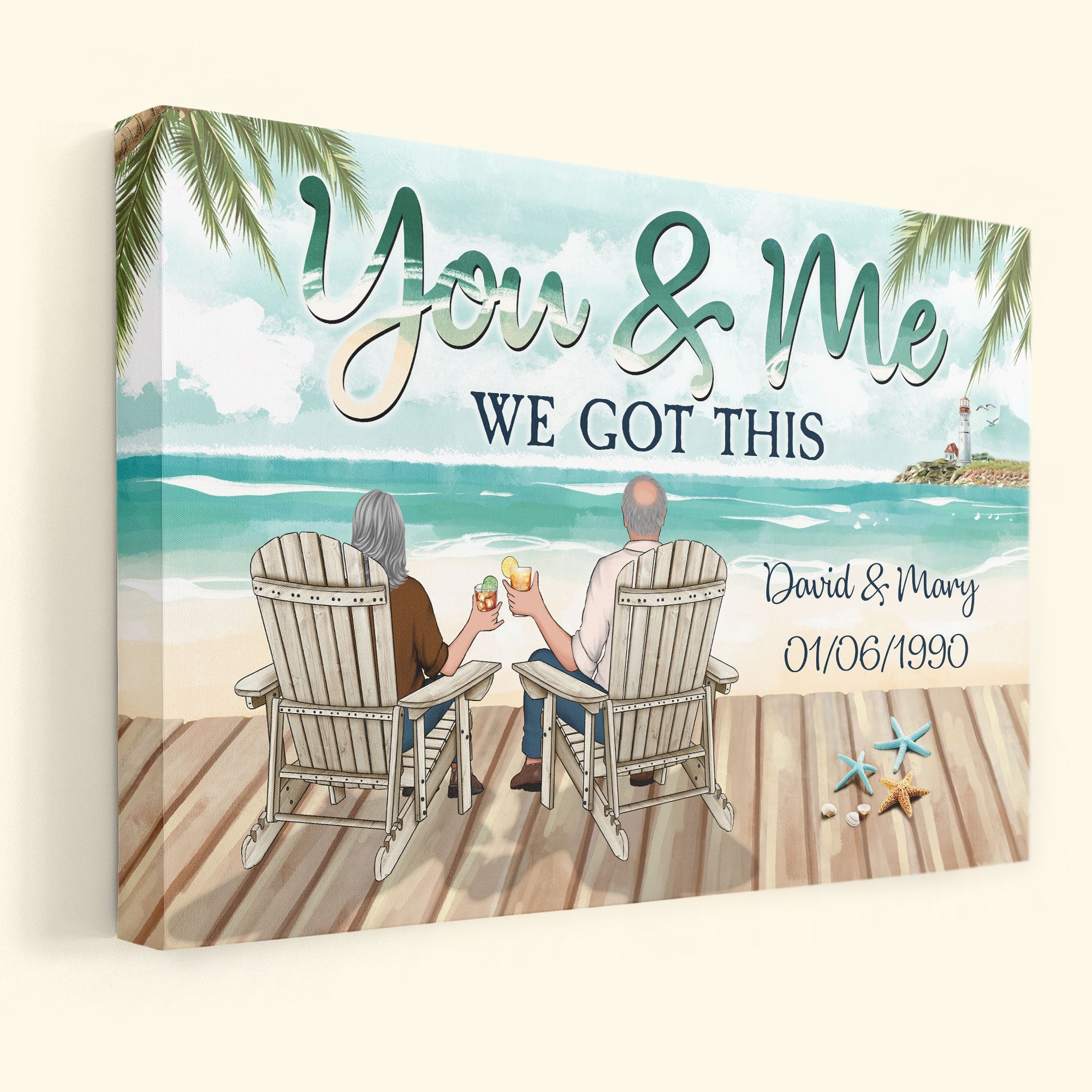 You & Me We Got This - Personalized Wrapped Canvas